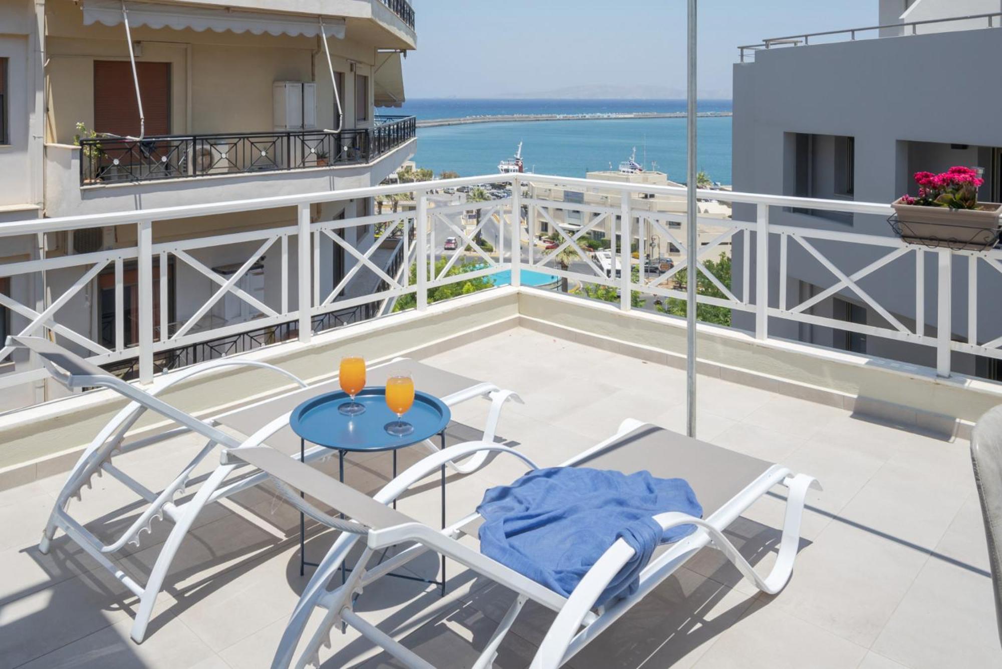 Chic, Downtown, Penthouse W Sundeck And Seaview Apartman Iráklio Kültér fotó